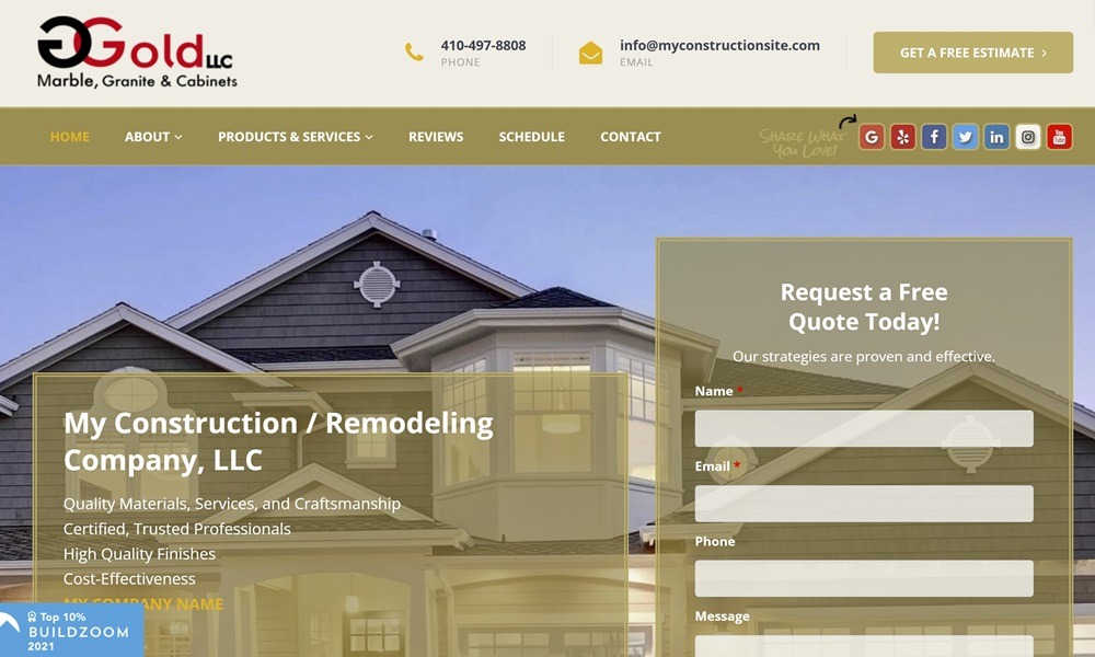 BUILDER / REMODELER / CONSTRUCTION OR GENERAL CONTRACTOR / HOME SERVICE PRO (HVAC, ETC.)
